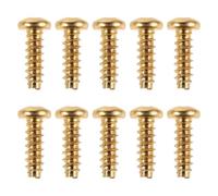 Mikikit 1set Clipper Housing Fixing Screws Electric Trimmer Shell Accessory Replacement for Professional Hair Clipper Secure Stable Closure Prevent Loosening During Haircut 10pcs