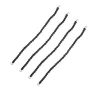 Mikikit 2 Pairs Elastic Boot Straps with Sturdy Metal Hooks for Outdoor Activities Comfortable Leg Tie Straps for Hiking Trekking and Camping Adventures