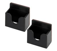 Mikikit 2 Pcs Universal Radio Microphone Holder Clip Plastic Mic Bracket Clamp for Car Wireless Mic Stand, Cb Microphone Hanger Compatible with Popular Handheld Radios and Quansheng Uv-k5