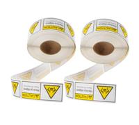 Mikikit 2 Rolls Heavy Package Stickers Caution Heavy Object Labels for Shipping Packing Warehouse Shelf Management Warning Signs