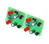 Mikikit 2 Sets DIY Soldering Kit with LED Flashing Lights for Electronics Practice Multi Oscillation Project Kit for Welding Skills Educational Electronic Repair and School Experiments