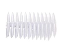Mikikit 20 Panels Pointed Nail Display Board Nail Color Stand with Plastic Slices Manicure Tool for Polish Color Display and Practice