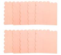 Mikikit 20 Sheets Shy Pink Wave Edge Paper Napkins for Party Use Disposable Cocktail Tissue Napkins for Weddings and Family Gatherings Household Festival