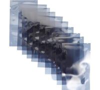 Mikikit 200pcs Esd Anti-static Bags 6x10cm Multi-function Electronic Storage Packaging Bags Professional Outdoor Use Convenient Shielding Poly