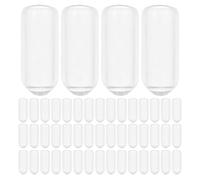 Mikikit 200pcs Headband Rubber End Caps for Hair Bands Sturdy Rubber Hairband End Covers from Fraying and Minimising Scalp Pressure for Daily Use and Special Occasions
