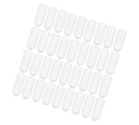 Mikikit 200pcs Headband Rubber End Caps Small Plastic Hair Band Caps Inner Diameter 3.0mm for 4mm Headbands Hair Accessories DIY Hairband Cushion Pads for Women