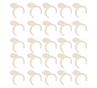 Mikikit 200pcs Nail Art Practice Display Rings Plastic Nail Color Display Rings with Portable and Compact Design for Home and Manicure Use