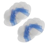 Mikikit 20pcs Baby Waterproof Ear Protectors with Pu Material, Convenient and Easy to Put on Or Take, for Bathing and Swimming, Ear Covers for Shower and Water Activities