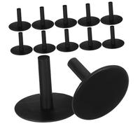 Mikikit 20pcs Black Plastic Duck Holder Display Rack for Car Dashboard Multifunctional Model Stand for Ducks Stable Support for Car Doll Decorations and Collectibles