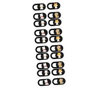 Mikikit 20pcs Cat Webcam Cover Slide Laptop Privacy Camera Cover Material Adorable Design