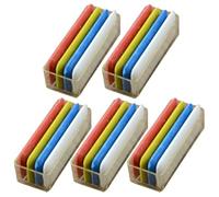 Mikikit 20pcs Colorful Tailor Chalks for Sewing Fabric Marking, Professional DIY Dressmaker Clothing Chalks, 4pcs Per Box, Suitable for Sewing and Craft Projects