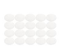 Mikikit 20pcs Glass Spotlight Light Cover for Gu10 Mr16 Spotlights Round Dustproof Ceiling Light Cover Suitable for Indoor and Commercial Shop Windows