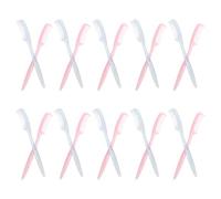 Mikikit 20pcs Small Pet Hair Comb Brush for Grooming Bunny and Hamsters, Portable Plastic Knotting Comb for Smooth Fur Maintenance, for Travel and Pet Grooming