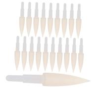 Mikikit 20pcs Soft Sponge Calligraphy Pen Replacement Tips Versatile Brush Pen Refills for Beginners and Professionals Easy to Replace for Smooth Handwriting and Modern Lettering