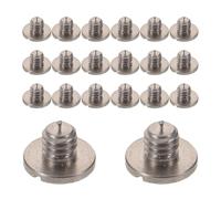 Mikikit 20pcs Stainless Steel Flute Screws Self Tapping Repair Kit for Wind Instrument Maintenance, DIY Sheet Metal Screws for Musicians and Band Workshop Accessories