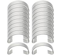 Mikikit 20pcs Steel Chicken Cage Hooks Multifunctional Metal Door Locks for Bird and Rabbit Cages Suitable for Home Use