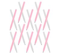 Mikikit 20pcs Stylus Pen Set for Lcd Writing Tablet and Drawing Board, Pointed Touchscreen Stylus for Digital Art and Note-taking, Lightweight Replacement Pens in White and Light Pink