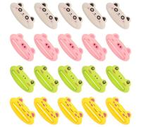 Mikikit 20pcs Toothpaste Squeezer Cartoon Manual Clip for Tube Sl ontemporary Design for Toothpaste and Hair Dyeing Squeezing