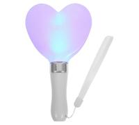 Mikikit 24-color LED Light up Glow Stick Wand Portable Reusable Concert Glow Sticks for Festival Cheering Party Supplies