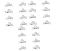 Mikikit 24pcs Aluminium Freezer Shelf Clips Magnetic Hooks for Fridge Removable Cooler Shelf Braces Sturdy Compatible Fridge Door