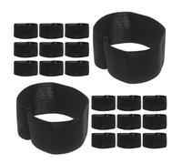 Mikikit 24pcs Black Mourning Arm Bands for Funeral and Memorial Service, Comfortable Polyester Elastic Armbands with Universal Fit, Simple and Dignified Appearance for Men and Women