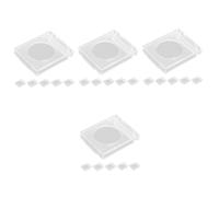 Mikikit 24pcs Button Cover Switch Cover Guard Push Button for Wall Switch Guard for Push Light