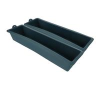 Mikikit 2pcs 43cm Livestock Feed Trough and Chicken Water Trough Green Poultry Feeder Bucket for Pig and Cows Feeding