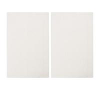 Mikikit 2pcs 5mm Ceramic Fiber Fire Resistant Insulation Board 200x300mm Fireproof Fiber Sheet for Kiln Pellet Stove Wood Stove BBQ Furnace Heat Shield