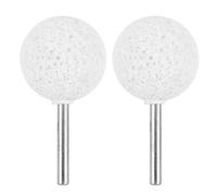 Mikikit 2pcs Automotive Tire Repair Grinding Bits 40mm Car Tyre Buffing Tool Rotary Grinding Head for Maintenance and Polishing Projects