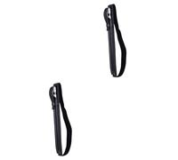 Mikikit 2pcs Capacitive Stylus Pen Cover Holder for Touch Screens Pu Pencil Sleeve for Pencil Black Elastic Belt for Easy Carrying