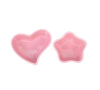 Mikikit 2pcs Ceramic Hamster Food Bowls No Spill Design, Small round Pet Dishes for Hamsters and Small Pets, Practical and Not Easy to Fall, Suitable for Home Feeding