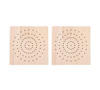 Mikikit 2pcs Clay Doll Display Stand Wooden Peg Board Pottery Sculpting Base for Airing and Drying Handmade Clay Crafts Models