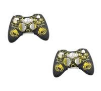 Mikikit 2pcs Controller Silicone Skin Case Grip Cover Accessory Non-slip Scratch Grease Protection Easy Install