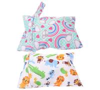 Mikikit 2pcs Diaper Bag Reusable Storage Bags for Diapers and Scenario Random Color