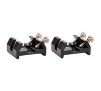 Mikikit 2pcs Dovetail Mounting Shoe Bracket for Telescope Fit Diameter Tube 2 Attachment Screws Aluminum Process