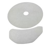 Mikikit 2pcs Dryer Filter Set Exhaust Air Intake Filters Replacement Compatible Portable Dryers 235mm x 34mm 17.3cm Sizes Universal Fit
