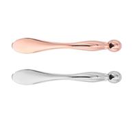 Mikikit 2pcs Eye Cream Roller Zinc Alloy Massaging Rod for Face and Eye Area Skin Care Tool to Apply Lotion and Massage Delicately Beauty Rod