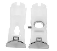 Mikikit 2pcs Freezer Door Handle Support Kit Replacement Parts Quality Easy Install for Refrigerator Handles