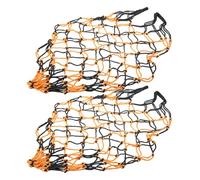 Mikikit 2pcs Hanging Hay Bags for Horses and Goats - Slow Feed Stable Hay Net Large Capacity, Sturdy Grass Feeder for Trailer and Barn Use