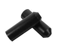 Mikikit 2Pcs Heat Shrink End Caps Electrical Wire Caps Waterproof Insulation Tube Covers with Spiral Adhesive Suitable for 1.5 Inch Rope Cable Iron Rods Sturdy Protection in Electrical