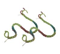 Mikikit 2pcs Hermit Crab Climbing with Simulation Vine Reptile Habitat Décor, Terrarium Supply Climbing Vines for Crabs and Reptiles
