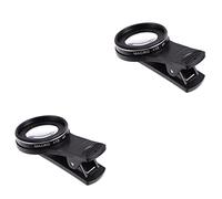 Mikikit 2pcs High Definition Phone Camera Lens Cell Phone Macro Lens for Smartphone for Macro Photography and Close-up Shots