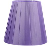 Mikikit 2pcs Lamp Shade Light Bulb Covers Lampshade for Table Lamps Lampshade for Wall Lamp Vintage Pendant Light Cloth Clip on Light Shade Cloth Lampshade Lampshades Small Purple Metal