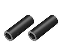 Mikikit 2pcs Magnetic Fireplace Draft Stopper Covers for Household Indoor Use, Black Magnetic Rubber Material with Convenient and Professional Design for Insulation