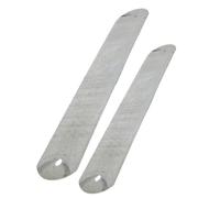 Mikikit 2pcs Metal Sock Board for DIY Blank Straight Sock Jigs for Dye Blank with Never Crack Feature for Crafting and Pattern Printing