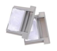 Mikikit 2pcs Nylon Mesh Lint Filter Bag for Washing Machine Strainer Bag Floating Hair Catcher Lint Catcher for Washer