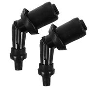 Mikikit 2pcs Scooter Spark Plug Boot Caps High Voltage Ignition Covers Compatible with Gy125 Motorbike and Moped Replacement Parts