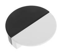 Mikikit 2pcs Semi Circular Nordic Style Cabinet Pulls Metal Half Circle Drawer Handles for Room Wardrobe Cupboard Quick Installation Modern Classic Color Design