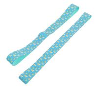 Mikikit 2pcs Silicone Beach Chair Towel Bands 300x25mm Elastic Fixing Straps for Sunbed and Pool Towels, Colorful Beach Accessories for Cruise and Outdoor Use