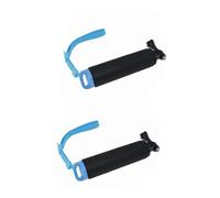 Mikikit 2pcs Silicone Handle Floating Rod Buoyancy Stick Camera Mount for Action Cameras Adjustable Strap for Swimming Diving